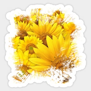 Sun flower Sticker